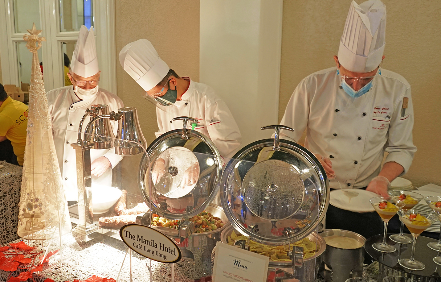 Chefs at the Manila Hotel