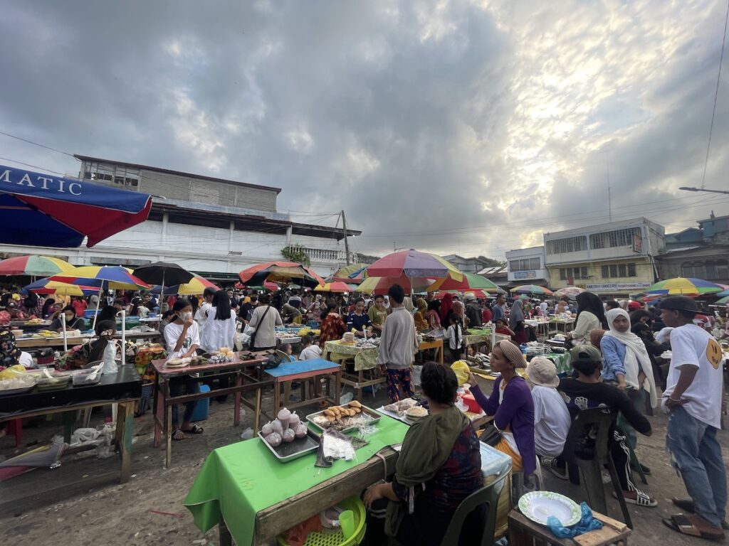 Ramadan food bazaar in a public market in Tawi-Tawi